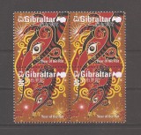 Cumpara ieftin Gibraltar 2020&ndash;Anul Nou Chinezesc - Anul Șobolanului (pereche in bloc de 4), MNH, Nestampilat