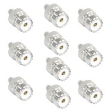 Set 10 Adaptoare RF PNI PL Mama la SMA Mama pentru Antene Echipamente Telecomunicatii