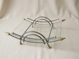 Fructiera Art Deco Vintage, Centru Masa Italia, Colectie Obiecte Decorative Casa, 36cm