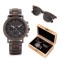 Set ceas din lemn Bobo Bird Q26 si ochelari de soare din lemn