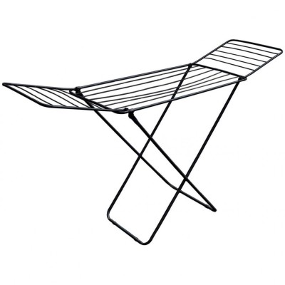 Uscator de rufe pliabil, 166 x 88 x 47 cm, sarcina suportata 15 kg, negru, Sepio foto