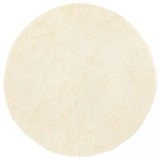 Cumpara ieftin Covor shaggy cu pom inalt, NAVARRA, crem, 120x120 cm, poliester