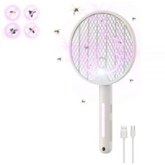 Paleta electrica anti muste tantari reincarcabila 2in1