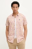 Rip Curl cămașă culoarea roz, cu guler clasic, regular, 03DMSH