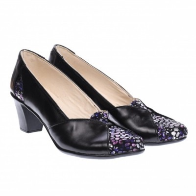 Pantofi dama eleganti, piele naturala, Made in Romania, P34XN foto