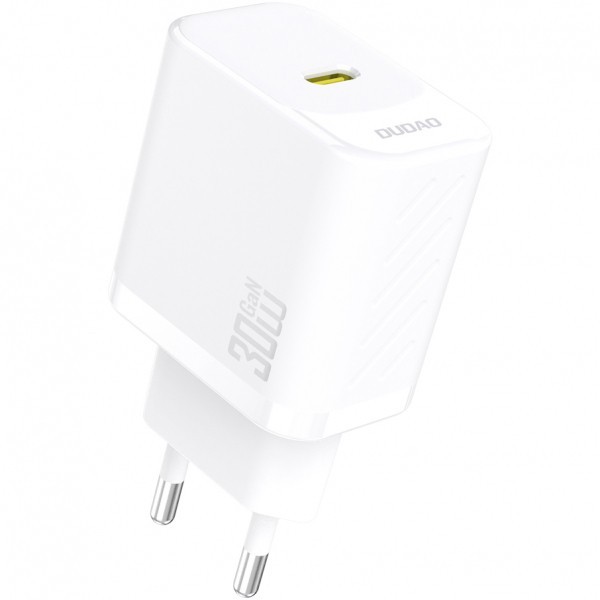 Incarcator Retea Dudao A27P, 30W, 3A, 1 x USB-C, Alb