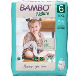 Scutece Eco Friendly Pants Nr 6, 15kg+, 18 bucati, Bambo Nature