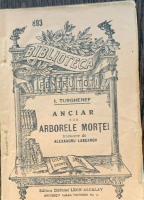 Anciar sau arborele mortei - I. Turghenef foto