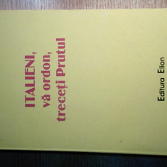 Mihai Pelin - Italieni, va ordon, treceti Prutul! (Editura Elion, 2003)