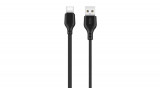 XO NB103 Cablu USB-USB-C de 1m (negru)