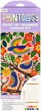 Kit panza canvas, Ooly, Picteaza pe numere, Blue Birds
