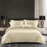 Cumpara ieftin Lenjerie Damasc Deluxe Alpaco Dd010, Damasc, 6 Piese, Fara Elastic, Gri