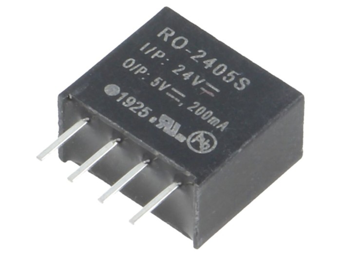 Convertor DC/DC 5V 200mA 1W