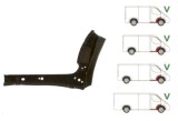 Prag Interior Ford Transit (V184/5) 05.2000-04.2006, partea Dreapta, set, Fata, prag din metal