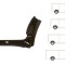 Prag Interior Ford Transit (V184/5) 05.2000-04.2006, partea Dreapta, set, Fata, prag din metal