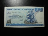 ZIMBABWE 2 DOLARI 1994 XF