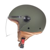 Casca open face motociclete MT Street S A6 verde mat &ndash; omologare noua ECE 22.06 - Verde - L