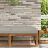 vidaXL Perna pentru canapea de exterior Gri 80 x 80 x 8 cm Poliester 900813