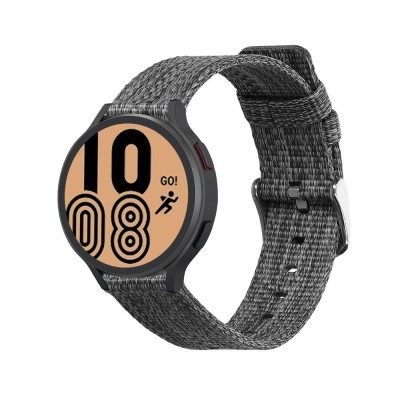 Curea Kwmobile pentru Samsung Galaxy Watch 5/Galaxy Watch 5 Pro/Galaxy Watch 4, Gri, Textil, KWM000024YM001C foto