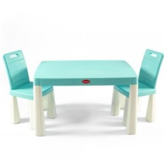 Set masa copii si scaune MyKids 04680/7 Turqoise