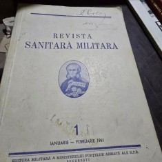 Revista Sanitara Militara nr.1/1961
