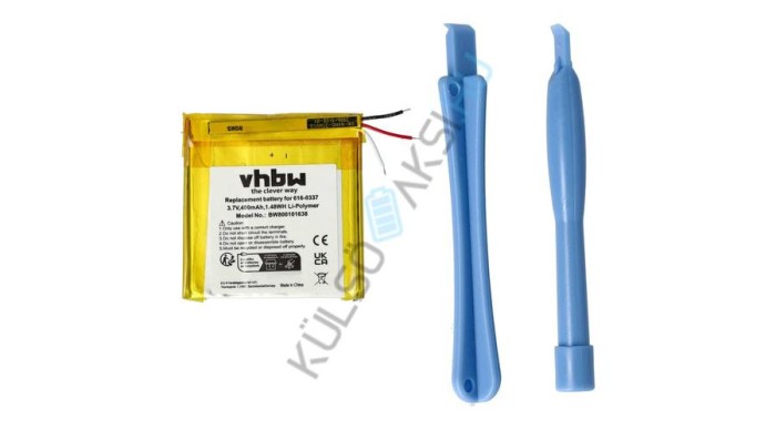 &Icirc;nlocuire baterie VHBW MP3-Player pentru Apple 616-0332, 616-0337, 616-0333 - 450 mAh 3,7 V Li-polimer