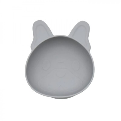 Set 2 Castronele Cu Ventuza Silicon Melii Model Bulldog foto