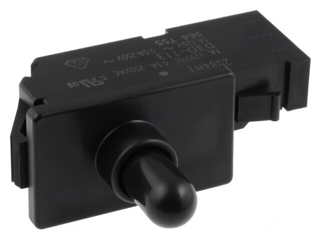 Comutator Ușă SPDT 0,5A/250VAC Negru