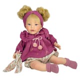 Papusa Nines D&#039;Onil Chloe blonda cu sunete, articulatii si miros de vanilie 48 cm
