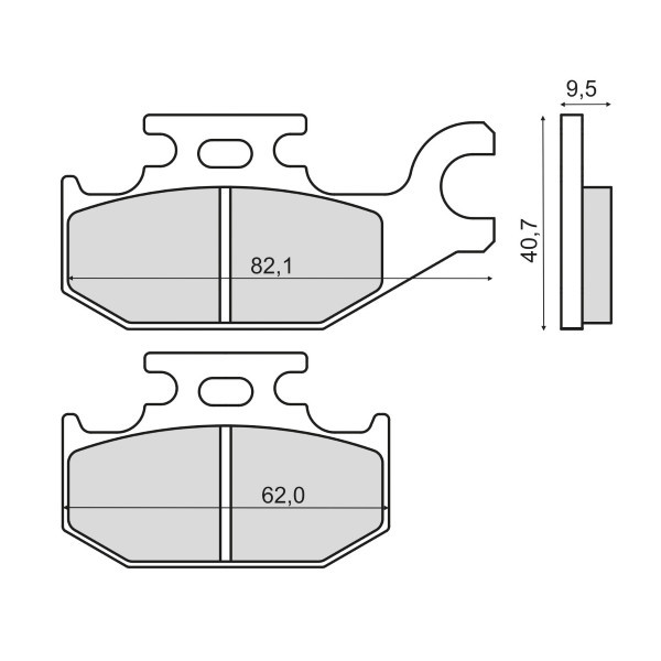 Placute frana Suzuki UH 125 Burgman spate Cod Produs: MX_NEW 225102870RM