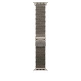 AW BAND 49MM TITANIUM MILANESE NATURAL S