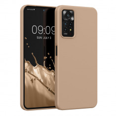 Husa kwmobile pentru Xiaomi Redmi Note 11 Pro/Redmi Note 11 Pro 5G/Redmi Note 12 Pro , Silicon, Maro, 57373.245 foto