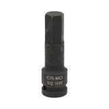 Cheie tubulara de impact cu bit hexagonal H16, 78 mm, 1/2 inch, Cr-Mo