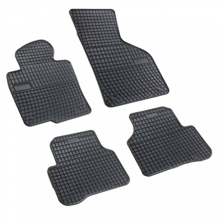 Set covorase auto din cauciuc Volkswagen Passat B6 2005-2010 B7 2010-2014 Cc 2008-, presuri BestAutoVest, negre, 4 buc.