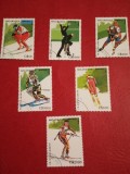 NICARAGUA 1988, SPORT ALBERTVILLE - 6 VALORI ȘTAMPILATE