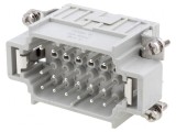 Conector HDC tată 18 pini 10A 400V