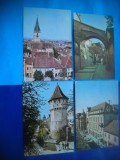 HOPCT LOT 2152 SIBIU -4 CARTI POSTALE-CIRCULATE