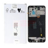 LCD+Touchscreen cu Rama Samsung Galaxy A10 2019 / A105 / A105FN BLACK Original Service Pack