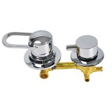 Baterie mixer cabina dus 3 cai prindere portfurtun 9 cm intre axe