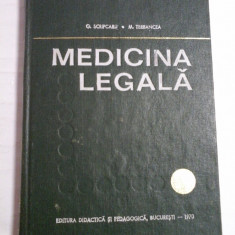 MEDICINA LEGALA - G. SCRIPCARU/ M. TERBANCEA