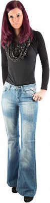 Blugi jeans dama evazati TEDDY&amp;#039;S SWISS DENIM Kylie 33 - 34 foto