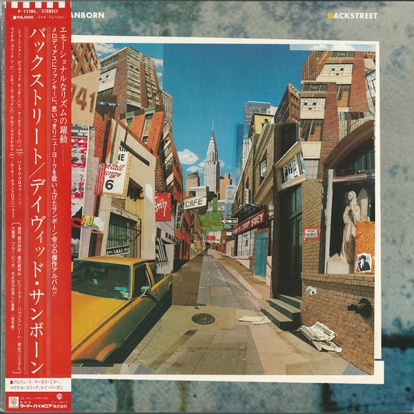 Vinil LP &quot;Japan Press&quot; David Sanborn &ndash; Backstreet (EX)