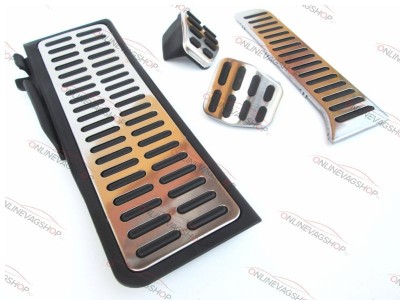 Pedale Inox + footrest pentru VW Golf 5 Jetta, Tiguan, Eos foto
