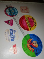 RARE - LOT 7 AMBALAJ PROD LACTATE / ETICHETA - / BRANZA TOPITA ETC..