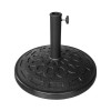 Baza umbrela terasa Mirpol Havana 12L, 44x34cm, rasina impermeabila, compatibila tije 38/48mm, umplere apa 12kg