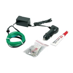 Fir luminos EL String-Light 12V - ? 25mm - 200cm - Verde Garage AutoRide foto