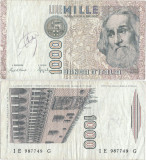 1988, 1.000 lire (P-109b) - Italia!