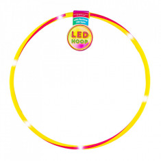 Cerc Hula Hoop, cu led, 60-72 cm, 36 buc/set, 5-7 ani, +10 ani, 3-5 ani, 7-10 ani