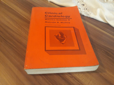 CLINICAL CARDIOLOGY MAURICE SOKOLOW/MALCOLM B.McILROY FOURTH EDITION LB.ENGLEZA foto