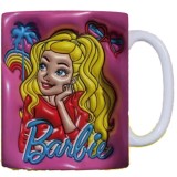 Cana alba personalizata &quot;BARBIE &quot;, INOVATIX&reg;️. 330ml, Oem